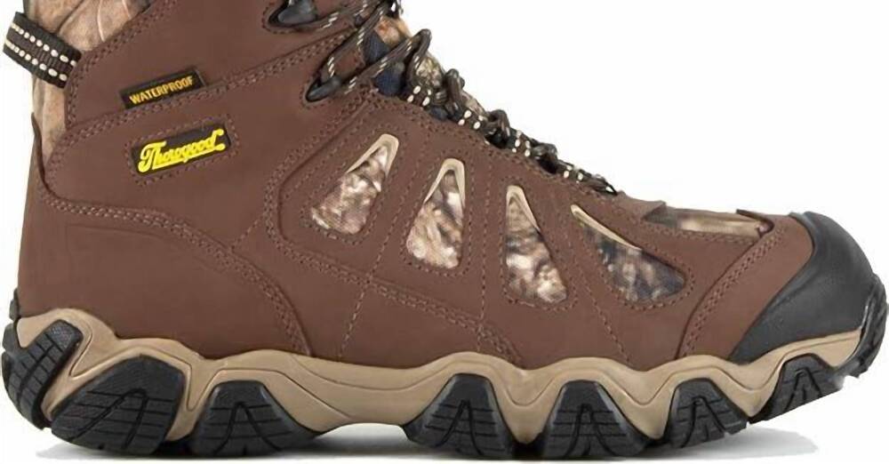 NEW THOROGOOD men's crosstrex waterproof hiking boots in mossy oak